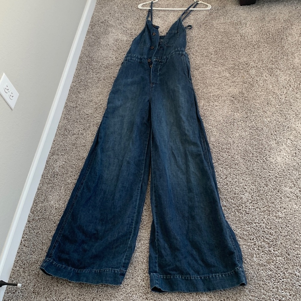 lucky wide leg overalls